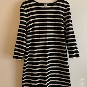 Black and white dress